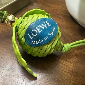 Loewe lime bag charm